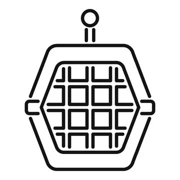 Modern waffle maker preparing delicious breakfast Stock Illustration