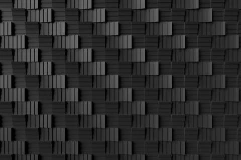 Modern wall. 3D rendering. Stock Illustration