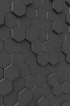 Modern wall. 3D rendering. Stock Illustration