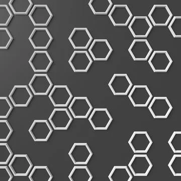 Modern wall. 3D rendering. Stock Illustration