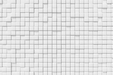 Modern wall. 3D rendering. Stock Illustration