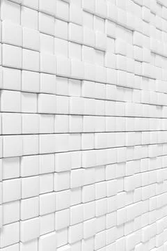 Modern wall. 3D rendering. Stock Illustration