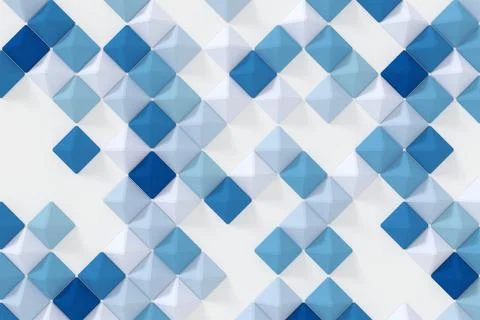 Modern wall. 3D rendering. Stock Illustration