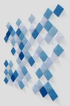 Modern wall. 3D rendering. イラスト素材