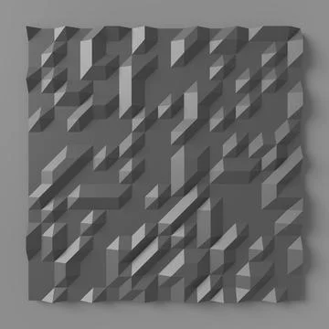 Modern wall. 3D rendering. Stock Illustration