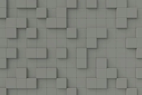 Modern wall. 3D rendering. Illustrazione stock