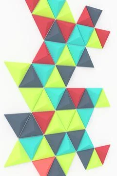 Modern wall. 3D rendering. Stock Illustration