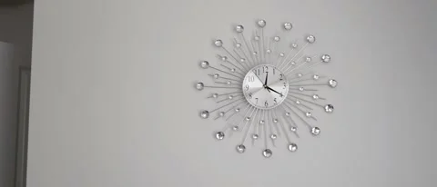Modern wall clock Stock-Footage 263988864