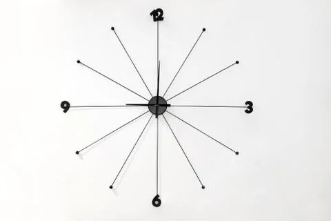 Modern wall clock Foto stock