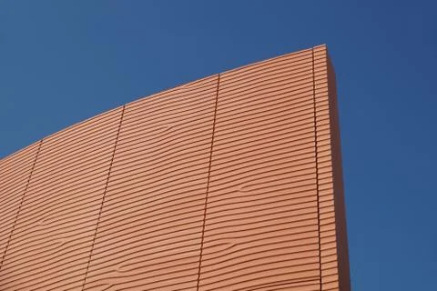 Modern wall Stock Photos