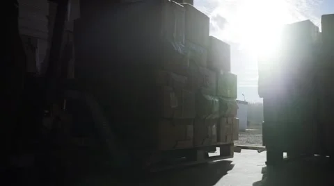 Modern warehouse Stock Footage 61520159