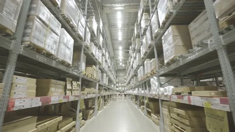 Modern warehouse 스톡 동영상 152960611