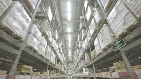 Modern warehouse Video stock 152960651