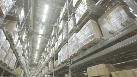 Modern warehouse Video stock 152960707