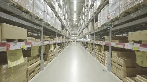 Modern warehouse Video stock 152960710