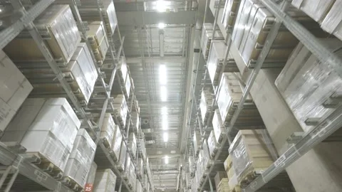 Modern warehouse Video stock 152960750