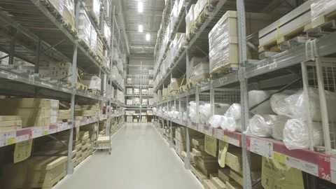 Modern warehouse Video stock 152960781