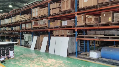 Modern warehouse storage Stock-Footage 220077437