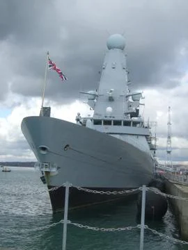 Modern Warship Stock Photos