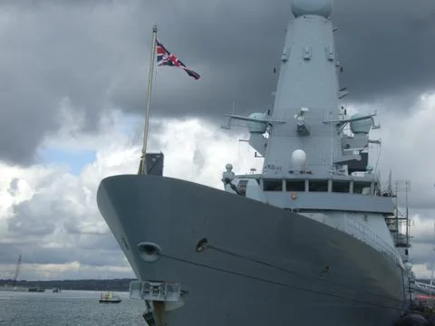 Modern Warship Stock Photos