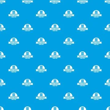 Modern wash service pattern vector seamless blue 库存插图