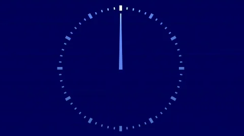 Modern watch, 1 frame = 1 minute Stock Footage 308686