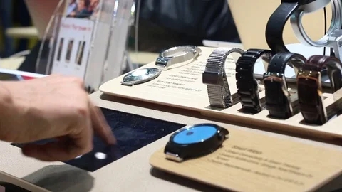 Modern watches Stock Footage 87135661