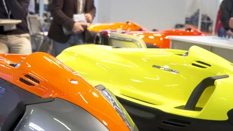 Modern water scooters  Stock Footage 88544833