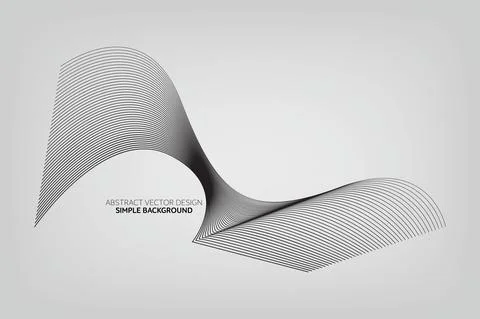 Modern Wave Background Vector Design Stock Illustration