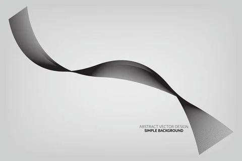 Modern Wave Background Vector Design Stock Illustration