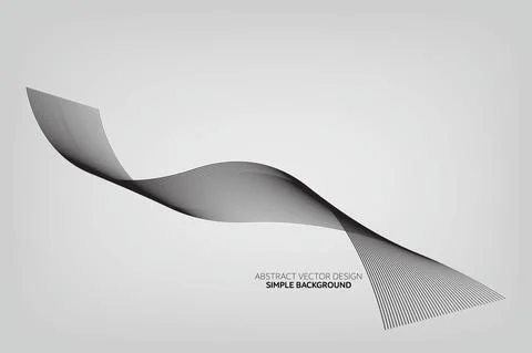 Modern Wave Background Vector Design Stock Illustration