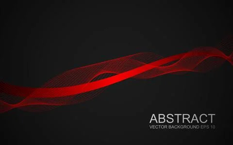 Modern wave curve abstract presentation background. vector illustration. 스톡 일러스트