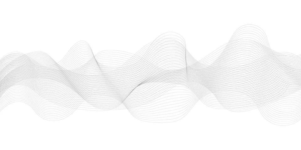 Modern wave Wave Lines Pattern Striped background Illustrazione stock