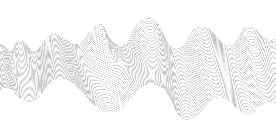 Modern wave Wave Lines Pattern Striped background Illustrazione stock