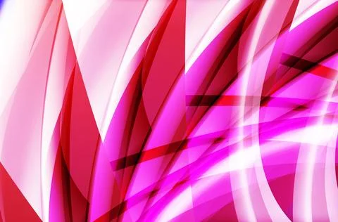 Modern wavy abstract gradient neon colorful with pink and white with red Stock Illustration