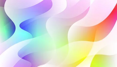Modern Wavy Background. For Creative Templates, Cards, Color Covers Set. Vect Stock Illustration