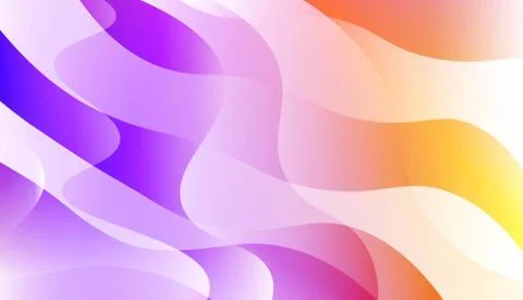 Modern Wavy Background. For Creative Templates, Cards, Color Covers Set. Vect Stock Illustration