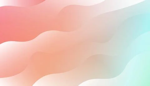 Modern Wavy Background. For Template Cell Phone Backgrounds. Vector Illustrat 스톡 일러스트