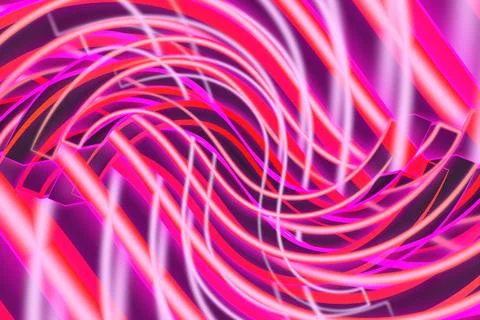 Modern wavy style with 3d white color lines creative with pink color vector イラスト素材