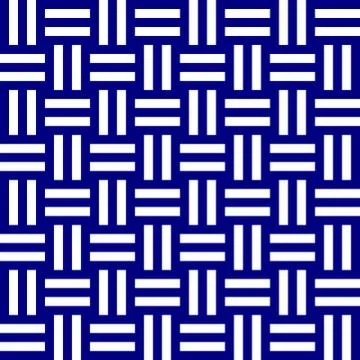 Modern weaved texture background. Seamless monochromatic pattern with navy bl Illustrazione stock