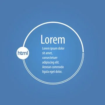 Modern web html program code php, cms. Background border frame icon Stock Illustration