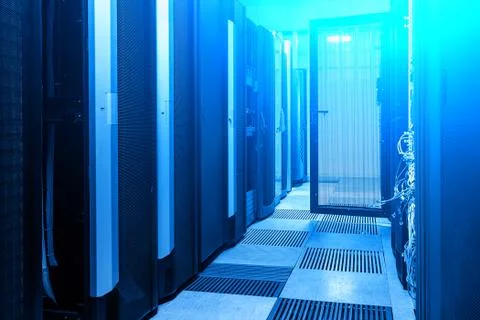 Modern web network and internet telecommunication technology, big data storage Foto stock