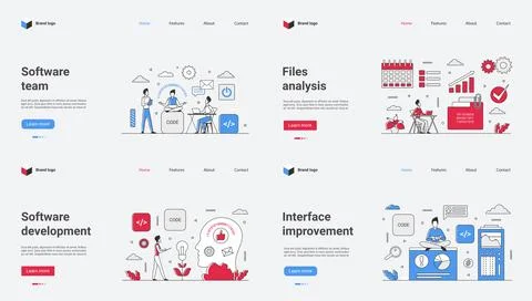 This is a modern web template vector illustration designed specifically for Stockillustratie