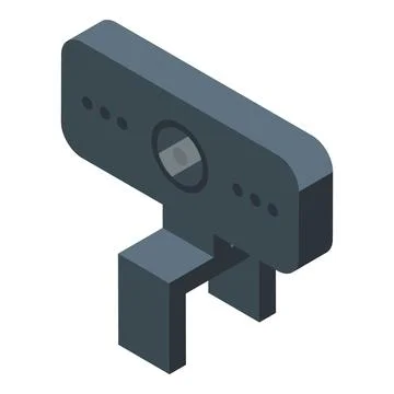 Modern webcam providing high quality video conferencing and streaming 스톡 일러스트