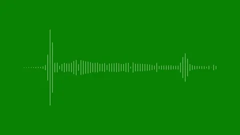 Modern white audio visualizer - Futuristic sound wave music spectrum animat.. Stock-Footage 346164223