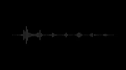 Modern white audio visualizer - Futuristic sound wave music spectrum animat.. Stock-Footage 346164297