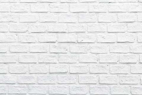 The Modern white brick wall texture for background. abstract design backgroun Foto stock