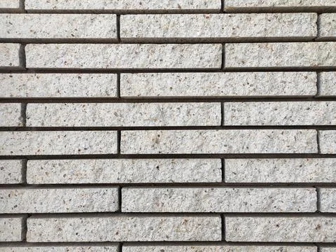 Modern white brick wall texture background for wallpaper. Stock Photos