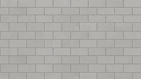 Modern White Brick Wall Texture Pattern. Foto stock