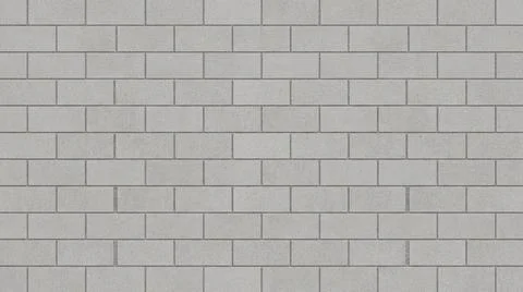 Modern White Brick Wall Texture Pattern. Stock Photos